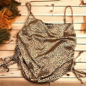 Cheetah Print Blouse